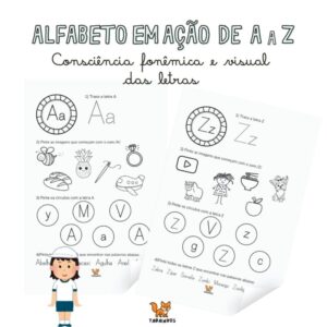 Alfabeto em Ação de A a Z